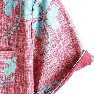 Chemise hawaïenne tendance pour homme à manches courtes, motif botanique sur le devant, décontractée, idéale pour l'été, les vacances à la plage, les voyages, les stations balnéaires et les événements - Product Image 6
