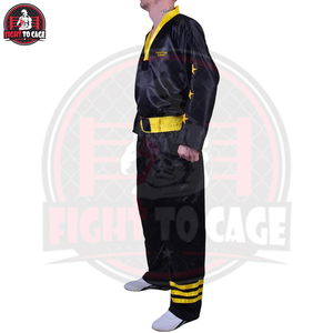 Produit de haute performance, qualité supérieure, service OEM, uniforme noir et jaune pour le taekwondo et les arts martiaux - Product Image 3