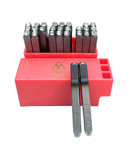 4mm 5/32 inch Steel Letter <b>Punch</b> <b>Set</b> A-Z 27pcs Cr-V 6150 HRC 58-62 for Leather Craft Anti-Rust OEM/ODM Taiwan - Product Image 2