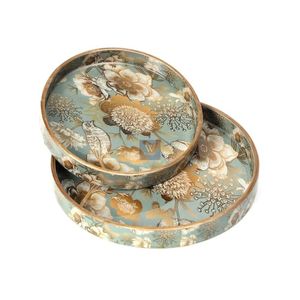 Bandeja de Servir de Madera MDF Hecha a Mano con Estampado Meena, Venta al Por Mayor |   Bandeja Decorativa para el Hogar, Bandeja de Madera con Estampado Meenakari de Lujo - Product Image 3