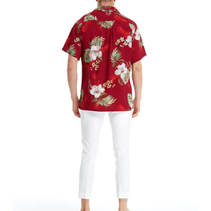 Nouvelles Chemises Hawaïennes Respirantes à Double Boutonnage et Manches Courtes pour Hommes – Tenue de Plage Estivale Tendance Imprimée Décontractée - Product Image 1
