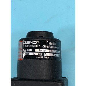 Vanne à diaphragme Gemu 610/15/D 72052-2 K-5120, Type - Équipements et pièces semi-conductrices de renommée mondiale - Product Image 3