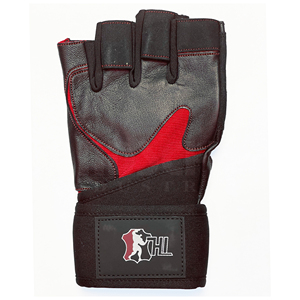 Gants de musculation en PU avec support de poignet et protection de la paume, demi-doigts, boucle réglable, dernier design, haute performance - Product Image 4