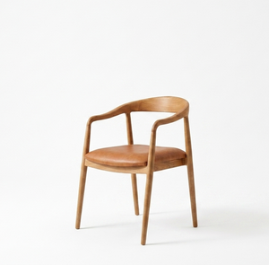 Silla de Comedor Moderna Shopia con Estructura de Madera de Teca, Apilable, Muebles para Comedor, Hotel, Villa, Apartamento, Decoración Minimalista para el Hogar - Product Image 4