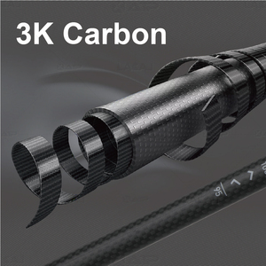 Bastón <span class=keywords><strong>de</strong></span> Trekking Ultraligero XATP, Nuevo y en Oferta, Bastón Telescópico <span class=keywords><strong>de</strong></span> Fibra <span class=keywords><strong>de</strong></span> Carbono 3K para <span class=keywords><strong>Senderismo</strong></span> - Product Image 3