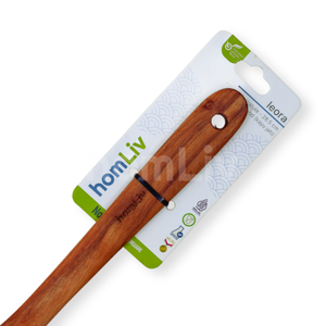 OEM Natural Eco Friendly Leora Teak Wood Spatula Sustainable Food Safe No <b>Paint</b> and Varnish Halal Customized Wood Turner Spoon - Product Image 3