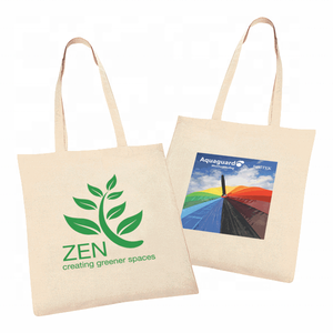 Bolsa de cosméticos con asa de lona mediana ecológica al por mayor, cierre de hombro, logotipo personalizado, estilo vino, carta de regalo promocional - Product Image 5