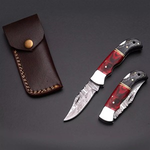 Navaja Plegable con Hoja Parcialmente Serrada de Acero Inoxidable, Navaja de Bolsillo con Clip para Cinturón, Herramienta Táctica de Supervivencia para Exteriores EDC - Product Image 3