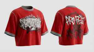 Camiseta para hombre 100% algodón, estilo urbano, con diseño de logotipo personalizado, corte holgado, hombros caídos, estampado con efecto abullonado y cuello con remaches, venta al por mayor - Product Image 5