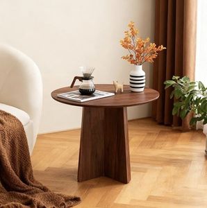 Mesa Auxiliar de Madera Resistente Diseñada para Uso Diario que Ofrece Estabilidad, Estilo, Textura Natural y Presencia Elegante - Product Image 5