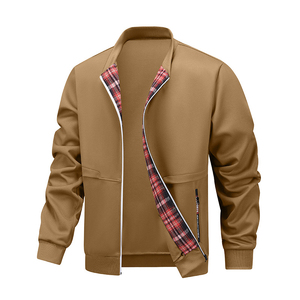 Men's Lightweight Bomber Jacket Casual Outdoor <b>Zip</b> Jacket Custom Clothing Manufacturer Bomber Jackets - Product Image 4
