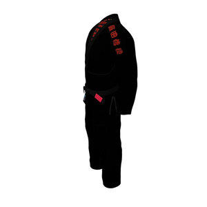 Kimono de Jiu-Jitsu Brésilien Léger Noir, Uniforme d'Arts Martiaux Renforcé et Durable pour Hommes, Femmes et Adultes - Product Image 3