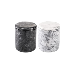 <b>Marvelous</b> Design Marble Container <b>Box</b> Set Of Two Black And White Kitchen <b>Storage</b> Container <b>Box</b> For Sale - Product Image 1