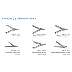 Pinza de agarre flexible y rotatoria de 5 mm, pinza atraumática, instrumentos articulados, pinzas de agarre - Product Image 6