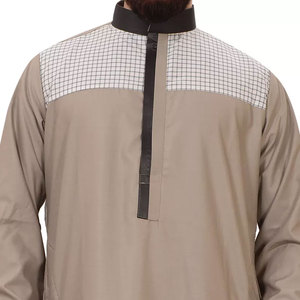 Túnica Árabe Musulmana para Hombre con Bolsillo, Corte Holgado, Logotipo Personalizado, Color y Talla Personalizados, Ropa para Eid, Alta Calidad, Hecho en Pakistán - Product Image 4