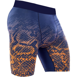 Men's Geometric Print Compression <b>Shorts</b> High Waist Quick Dry <b>Spandex</b> Polyester Sporty <b>Short</b> <b>Shorts</b> - Product Image 6