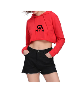 Sudadera con Capucha Corta para Mujer GYM ACTIVE, Secado Rápido, Transpirable, Ecológica, Estilo Casual, Material de Lona de Alta Calidad - Product Image 2
