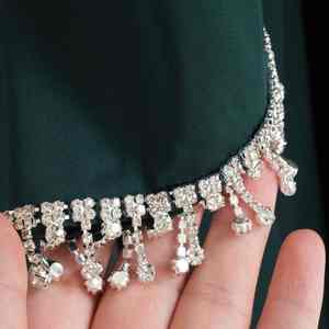 Abaya Moderna de Lujo Estilo Swarovski para Mujer, Vestido Largo Informal Islámico Modesto de Dubái, Ligero y Transpirable - Product Image 2