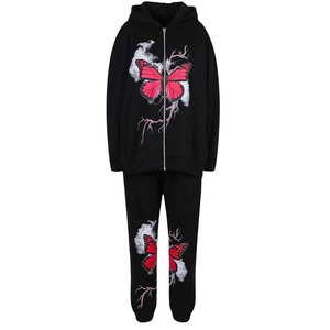 2025 nuevo diseño precio bajo poliéster chándal mujeres chándal trajes al por mayor deporte blanco chándal logotipo personalizado poliéster - Product Image 4