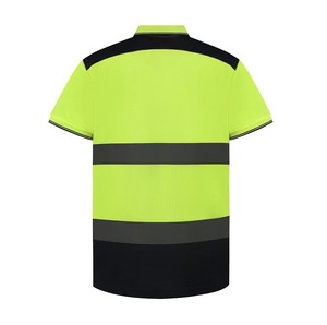 Camiseta Polo de Seguridad Reflectante de Alta Visibilidad, Secado Rápido, Antiestática, con Logotipo Personalizado, para Tráfico, Minería, Construcción y Trabajo con Carbón - Product Image 3