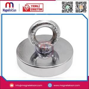 Aimant en pot en néodyme en acier inoxydable de 100 mm de qualité industrielle, force de traction de 250 kg pour applications de montage magnétique, soudage et découpe - Product Image 6