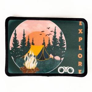 Parches de Algodón Sublimados con Logotipo Personalizado, Parches Cosidos con Sublimación e Impresión por Transferencia de Máquina para Gorras - Product Image 3