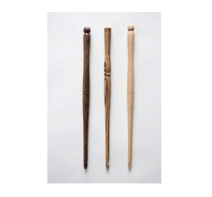 Smooth Finish Wooden <b>Crochet</b> Hook <b>Set</b> Designed For Easy Yarn Glide And Professional <b>Crochet</b> Craft Results - Product Image 6
