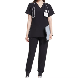 Ensemble de blouses médicales pour femmes ANSIS STAR INDUSTRIES, tissu tricoté polyester/coton, respirant, extensible, usage hospitalier - Product Image 1