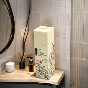 Boîtes de papier d'emballage mat imprimées par CMYK en ivoire faites sur commande de rouge à lèvres - Product Image 1