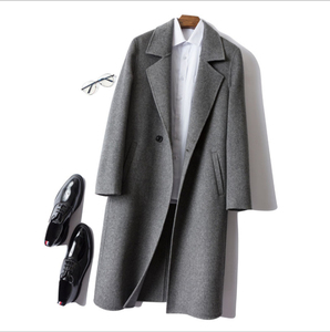 New Best Edition High Impact <b>Man</b> Long Coat Customized Solid Color Street Fashion New Style <b>Man</b> Long Coat - Product Image 5