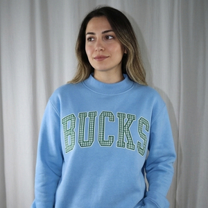 <b>Pink</b> Oversized Crew Neck Custom DEW <b>Women</b>’s Mock Neck Sweatshirt Wholesale OEM Embroidered Lettering Oversized Casual Streetwear - Product Image 3