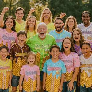 Uniforme de Béisbol de Manga Corta de Fabricación Profesional, Ropa Deportiva para Equipos, Uniforme de Béisbol Cómodo de Corte Regular - Product Image 5