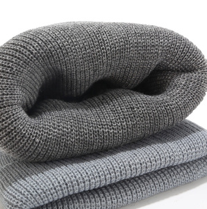 Bonnet à revers en tricot sur mesure avec tailles de couleurs personnalisées et bonnet à revers avec logo chapeaux d'hiver en tricot élastique - Product Image 6