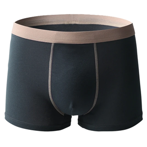 Caleçons Boxers Homme Adulte Taille Mi-Haute en Spandex Sans Couture Imprimé Numérique Respirant Tricoté Séchage Rapide Logo Personnalisé Uni Usage Quotidien - Product Image 4