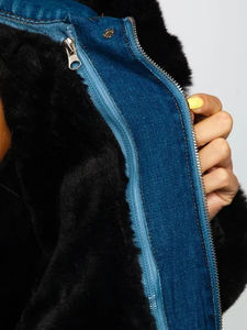 Veste en jean élégante pour femme, décontractée, vente en gros, haute qualité, respirante, personnalisable, en denim, pour femme - Product Image 5