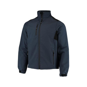 Veste en polaire marine pour homme, col montant, fermeture éclair, coupe-vent, vêtements décontractés pour l'extérieur, saison automne, coupe régulière - Product Image 1