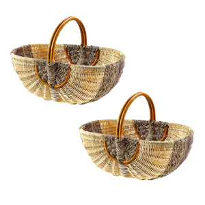 Cesta de Mimbre Natural Personalizable para Picnic, Almacenamiento de Alimentos y Mercado, Vietnam - Product Image 1