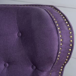 Sillón Reclinable con Detalles en Color Ciruela y Brazos Enrollados para una Comodidad Envolvente - Product Image 4