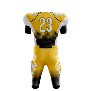 Ensemble d'uniformes de football américain pour les matchs compétitifs, maillot renforcé, short imprimé, pantalon rembourré, vêtements d'équipe de niveau professionnel - Product Image 5