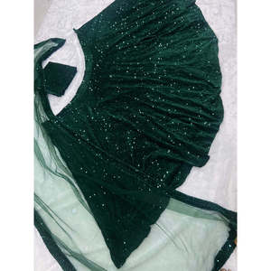 Conjunto Elegante de Lehenga Choli de Fiesta para Mujer con Diseño de Lentejuelas - Product Image 3