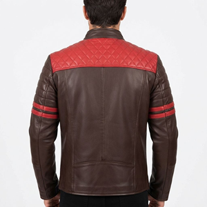 <b>Men</b> <b>Faux</b> <b>Leather</b> <b>Jacket</b> Oversized Bomber Zipper Stand Collar Windproof Casual Streetwear Outerwear - Product Image 2