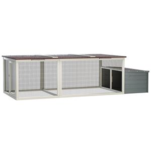 Gallinero Resistente a la Intemperie de 20.93 Pies Cuadrados con Corral y Caja de Anidación de Madera - Product Image 6