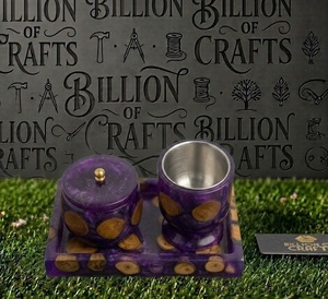 Handmade Natural Wood Resin <b>Incense</b> Bakhoor Burner Oud <b>Box</b> Decorative Gift Set for Eid Ramadan Islamic Home Decor - Product Image 4
