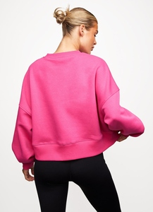 Sweat-shirt d'hiver personnalisé pour femme, col montant, doublure polyester/coton, polaire 160 g/m², séchage rapide, anti-boulochage, respirant, devant. - Product Image 4