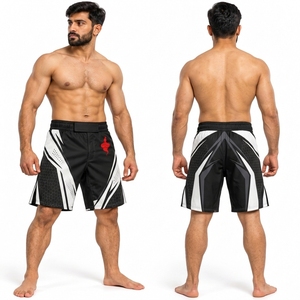 MMA <b>Shorts</b> Mens Premium Fitness Apparel Quick Dry Lightweight Fabric Flexible Waist Training <b>Grappling</b> Athletic Sportswear - Product Image 6
