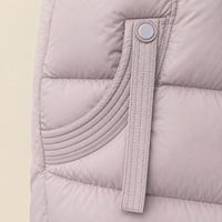 Veste matelassée hybride à capuche respirante pour femme, 100 % polyester, rembourrée, coupe régulière, vêtement d'extérieur d'hiver, coque en PU, doublure en coton