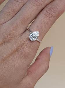 0.75 CT Lab Grown <b>Diamond</b> <b>Ring</b> 18K Solid Gold Gold Plated | IGI Certified | Elegant Engagement Wedding <b>Ring</b> | Luxury Bridal - Product Image 1