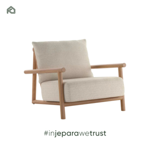 Canapés et chaises longues en teck pour l'extérieur, modernes, avec coussins, pour appartements et hôtels - Sunny - Product Image 4