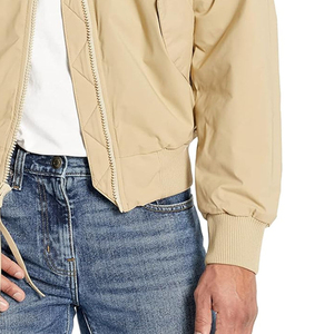 Premium Quality 100% Polyester Nylon Flight Bomber Jacket Men Embroidered <b>Quilted</b> Lined Thick <b>Winter</b> Satin <b>Quilted</b> Bomber Jacket - Product Image 6