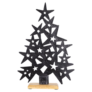 Luxury Modern Hand Painted Metal Craft Christmas <b>Tree</b> <b>Ornament</b> Creative Holiday Decor Personalization Living Room Home - Product Image 1